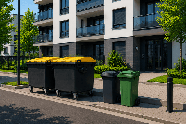 Nettoyage des bacs roulants